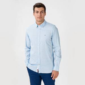 Tommy Hilfiger pánská modrá košile se vzorem - XXL (0GY)